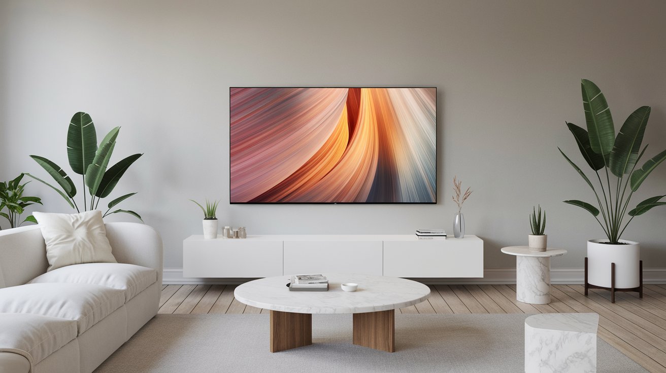 写真：薄型有機ELテレビ