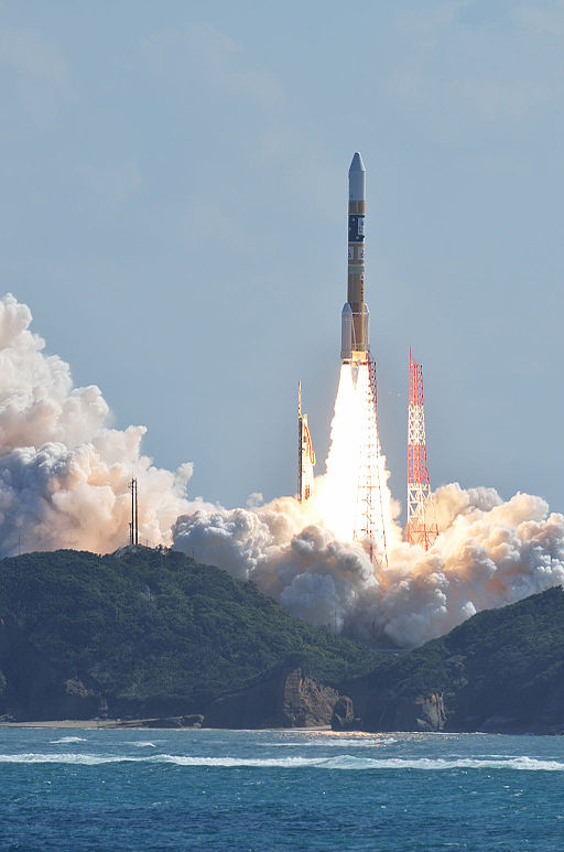 H-IIAロケット25号機による静止気象衛星「ひまわり8号」の打ち上げ