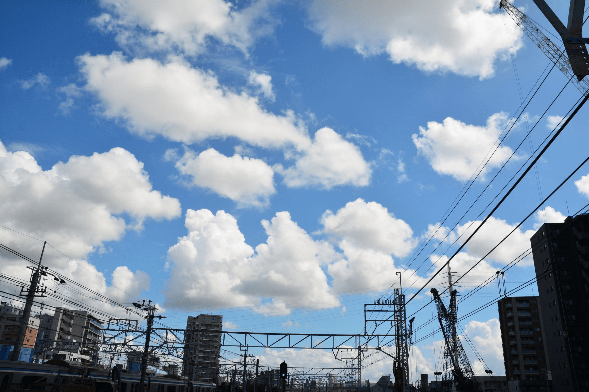 モコモコした積雲