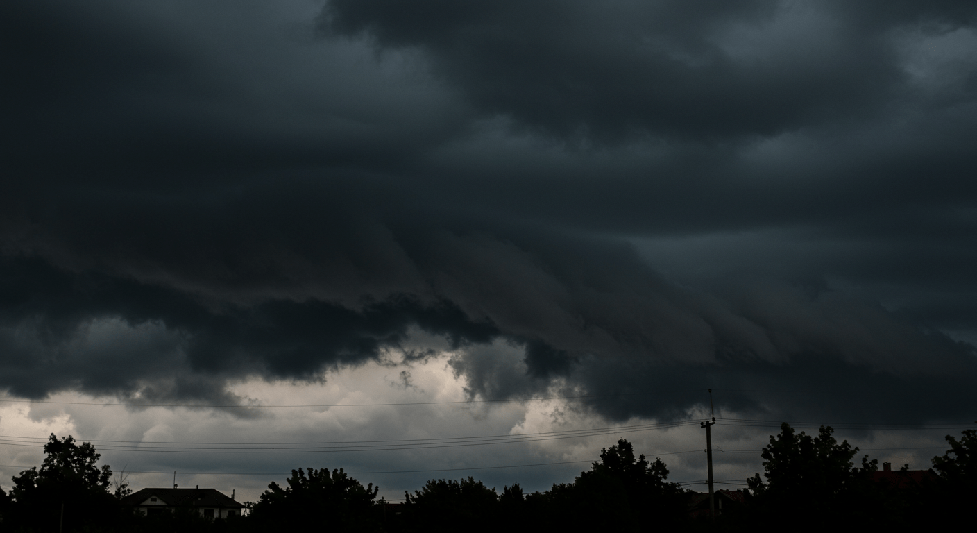 雨を降らせる乱層雲