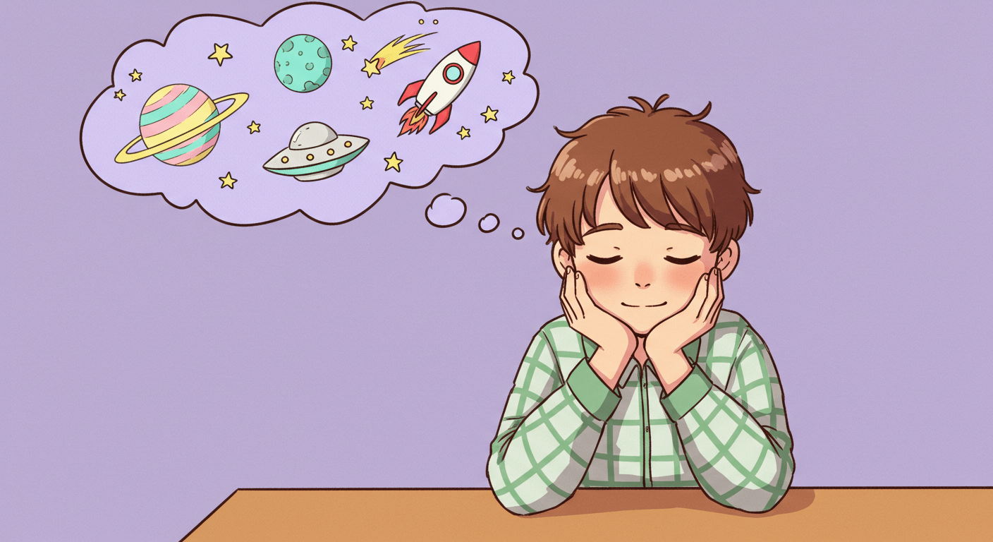 空想を広げる子ども