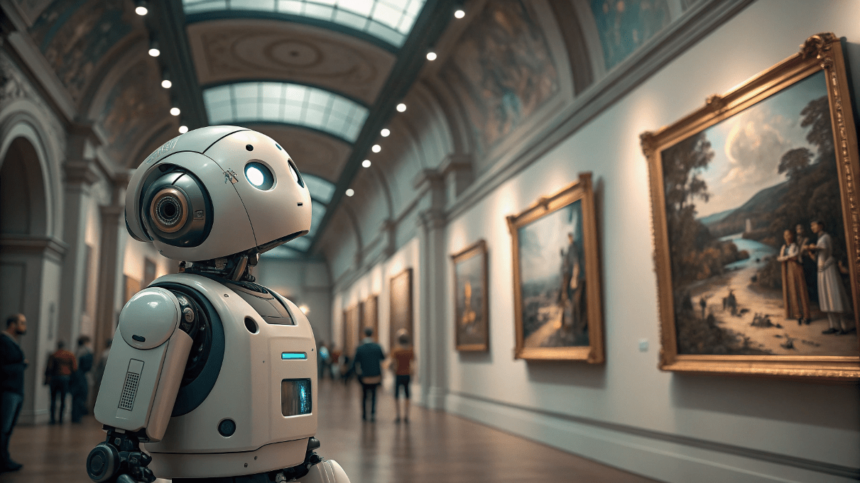 絵画を鑑賞するAI