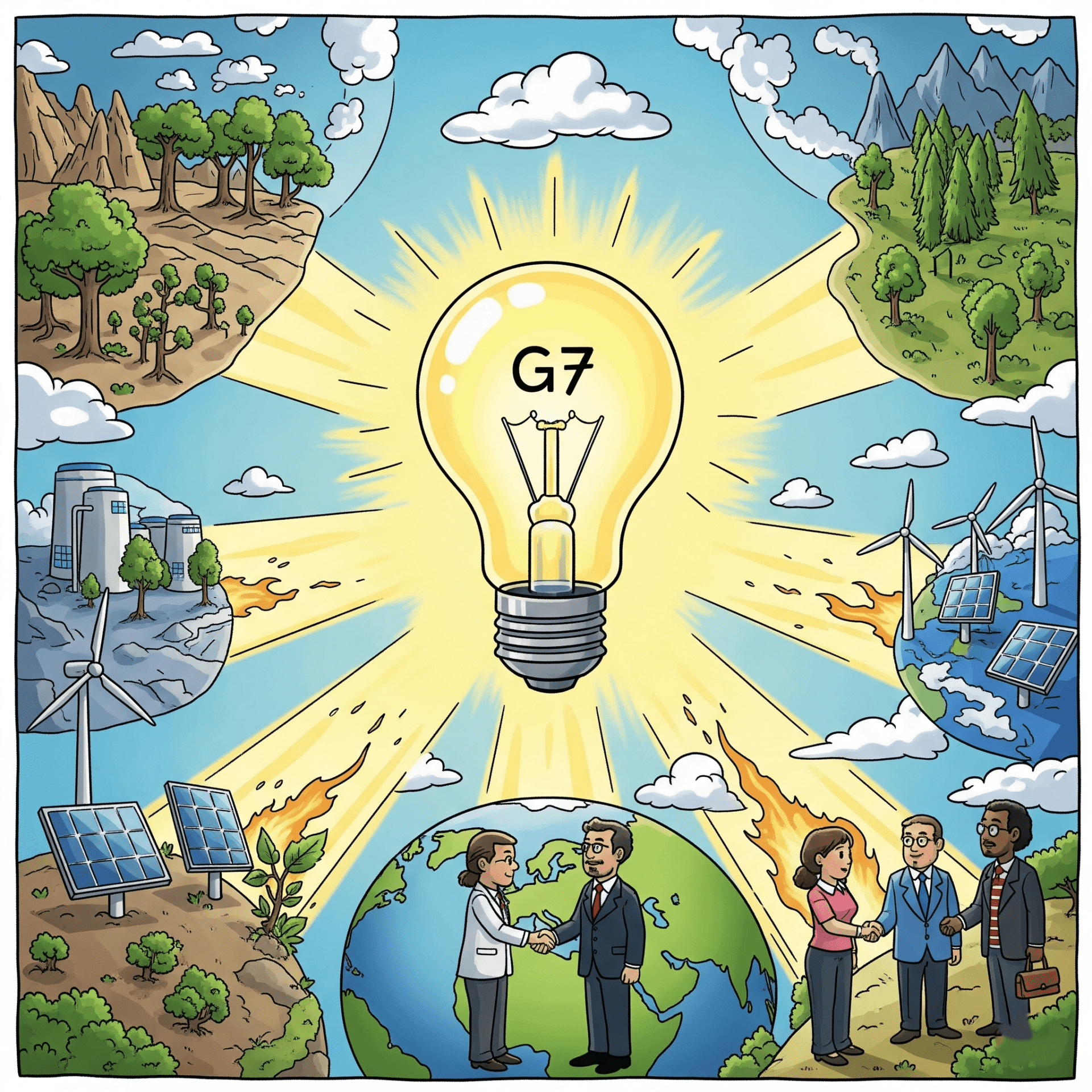 G7の決定が良いアイデアの光となって広がる