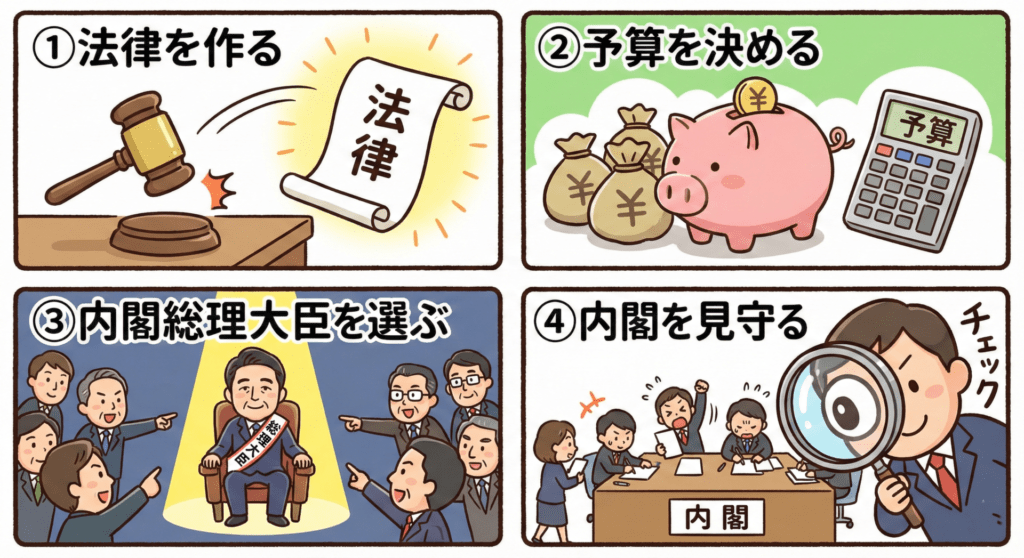 4. 衆議院の大切な役割