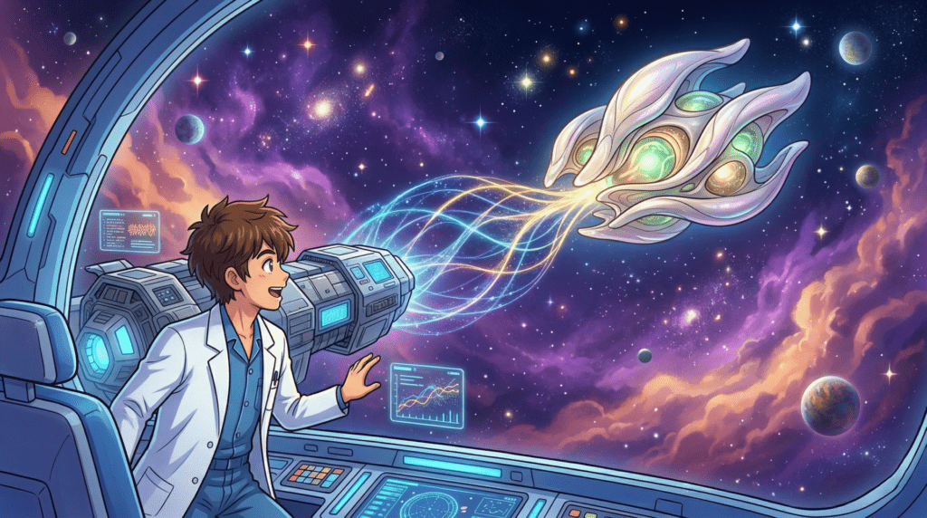 03 宇宙空間での不思議な出会い