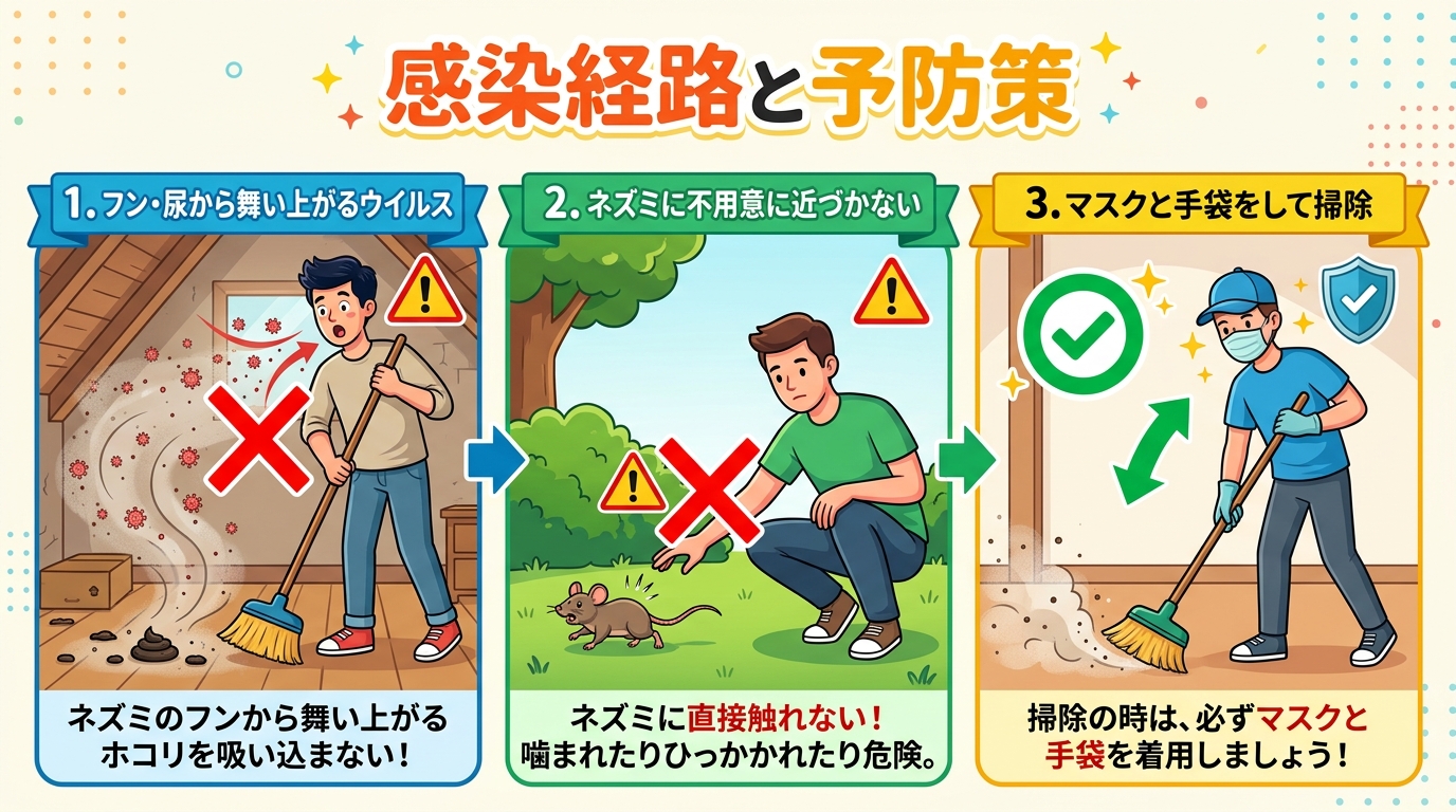 感染経路の説明