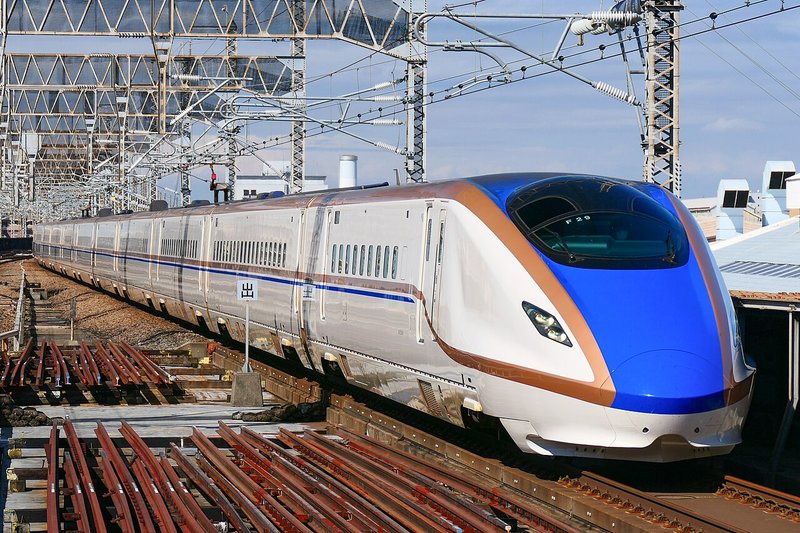 北陸新幹線かがやき（E7系/W7系）の実物写真