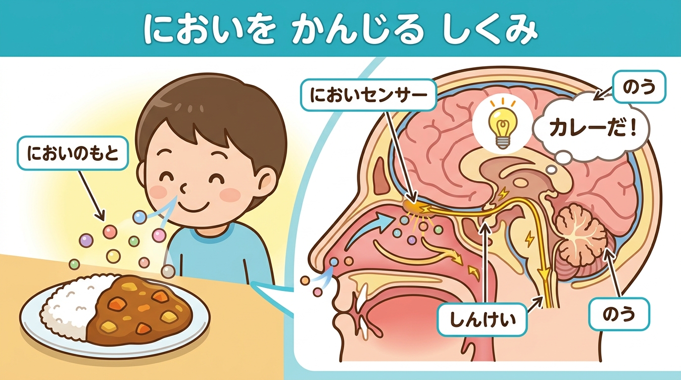 においをかんじるしくみ