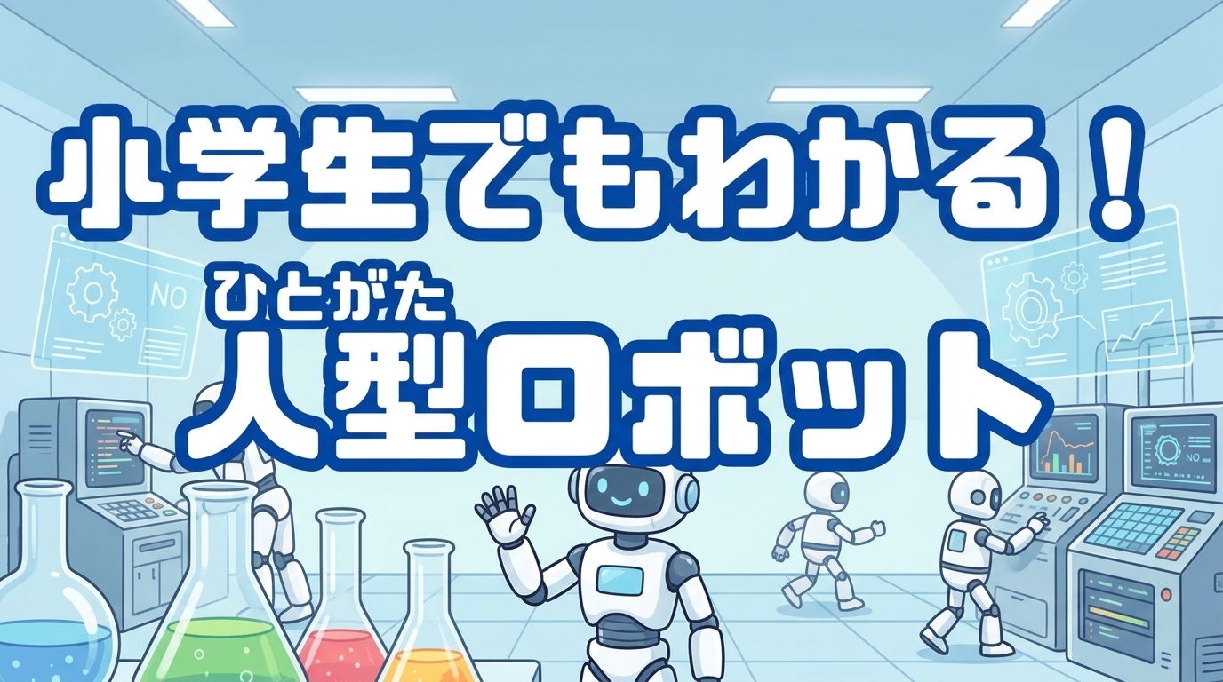 小学生でもわかる！「人型ロボット」