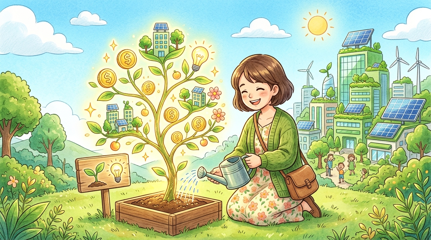 未来の夢を育てる投資家